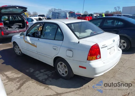 2005 Hyundai Accent Gls из США, поврежденный, VIN KMHCG45C65U652748